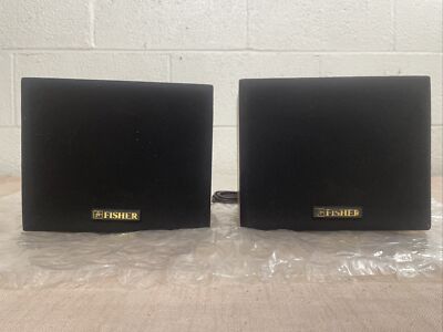 Nice Vintage FISHER WS-R9435 Speaker System Surround ( 1 Pair) Wood Laminate-image