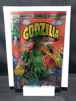 Marvel Comics Godzilla #1 Facsimile Foil Edition 2024-image