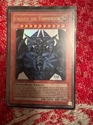 Yu-Gi-Oh! TCG Obelisk the Tormentor (Alternate Art) 2019 Gold Sarcophagus TiN...-image