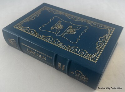 Easton Press Leather Gore Vidal Abraham Lincoln Biography Civil War Americana-image
