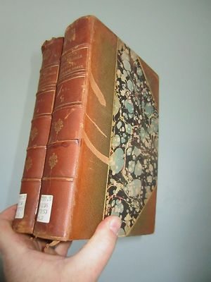 Raphael: His Life And Works in 2 vols. 1885. 3/4 leather, fine binding ex. lib-image