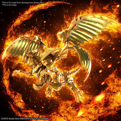Bandai Plamo Figure Rise Yu-Gi-Oh Amplified Egyptian God The Winged Dragon Of Ra-image