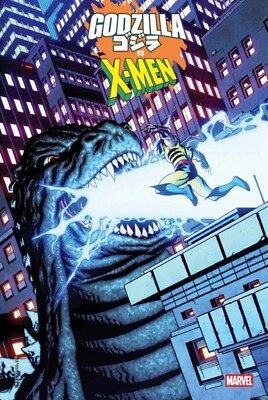 Godzilla Vs X-Men #1 Mike Mckone Foil Variant NM-image