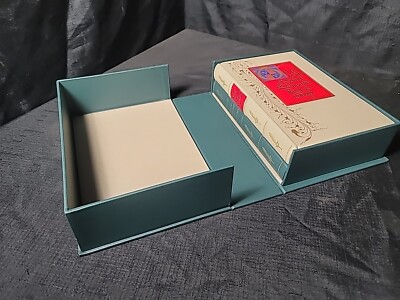 The LIFE of SAINT EDMUND KING & MARTYR 2 Volumes In Solander Box Folio Society-image