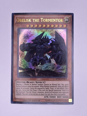 Obelisk The Tormentor MVP1-ENSV5 Ultra Rare Pack Fresh-image