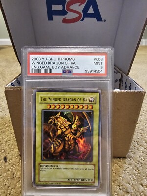 2003 Yugioh TCG Winged Dragon of Ra GBI-003  PSA Grade 9 Mint-image