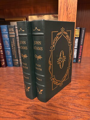 John Adams.  Page Smith.  2 Volume  Easton Press 1988  Full Leather w Notes-image