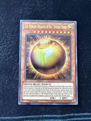 Yugioh The Winged Dragon Of Ra - Sphere Mode - DUPO-EN045 - Ultra Rare - 1st Ed-image