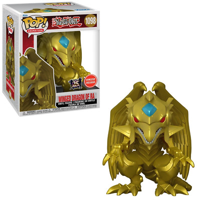Funko POP! Animation Yu-Gi-Oh Winged Dragon of Ra Metallic GameStop Exclusive 6-image