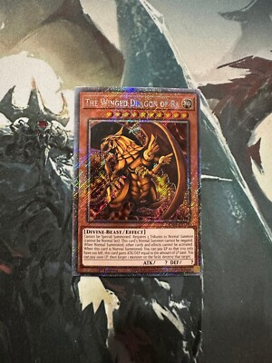 Yugioh The Winged Dragon of Ra Platinum Secret Rare RA04-image