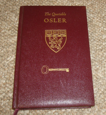 The Quotable Osler. American College of Physicians Leather Bound Deluxe Edition-image