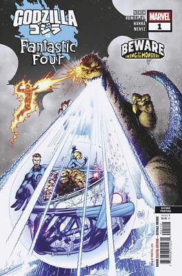 Godzilla vs. Fantastic Four #1 Adam Kubert 2nd Print Variant-image