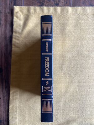 Easton Press Freedom by Sebastien Junger~1st Ed Signed Leather LTD #328 of 400-image