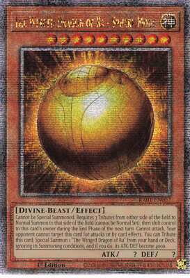 2023 Yu-Gi-Oh! Rarity Collection The Winged Dragon of Ra #RA01-0007 QSCR NM-image