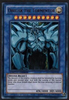 Yugioh Obelisk the Tormentor YGLD-ENG02 Ultra Rare Limited - VLP-image
