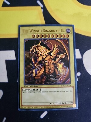 Yugioh! The Winged Dragon of Ra LC01-EN003 Ultra Rare 25th Anniversary NM -image