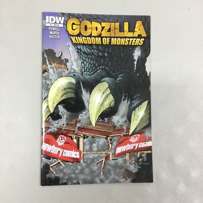 Godzilla Kingdom Of Monster #1 Newbury Comics Exclusive IDW 2011 (GZ128)-image