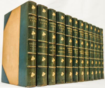 Rare 1888 Life & Works Of Charles Lamb Limited Edition Illustrated Leather-image