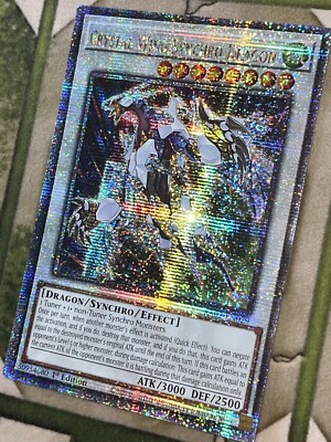 Yugioh CRYSTAL WING SYNCHRO DRAGON Quarter Century Rare RA02-EN029-image