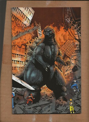 GODZILLA VS MIGHTY MORPHIN POWER RANGERS #1 ESKIVO  WRAPAROUND VARIANT  MMPR-image