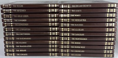 The Old West Time Life Books Choose Your Title Brown Leatherbound-image