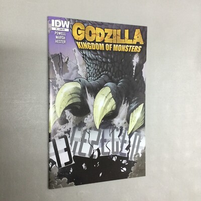 Godzilla Kingdom Of Monster #1 13. Gezegen Retailer Exclusive Idw 2011 (GZ10)-image