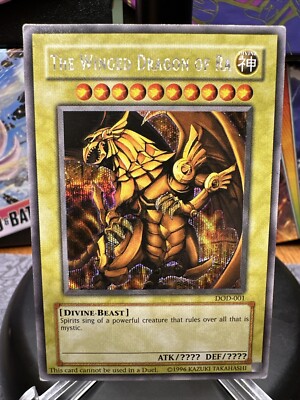 The Winged Dragon Of Ra DOD-001 LP/MP Dawn Of Destiny Promo Prismatic Rare-image