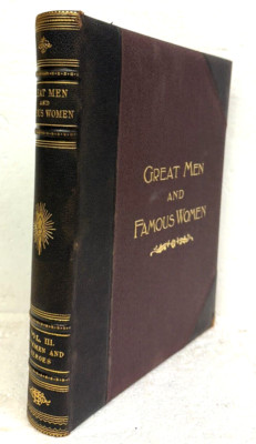 Great Men And Famous Women Volume III  Workmen & Heroes 1894 Half-Leather Bound-image
