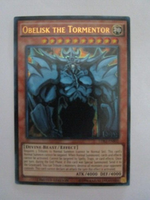 Yugioh! Obelisk The Tormentor LDK2-ENS02 Ultra Rare Limited Ed VLp-image