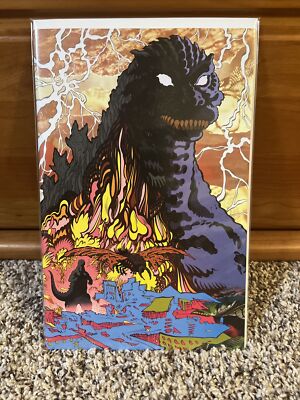 Godzilla Rivals vs Battra One Shot #1 Cover ZR Variant Tradd MooreIDW-image