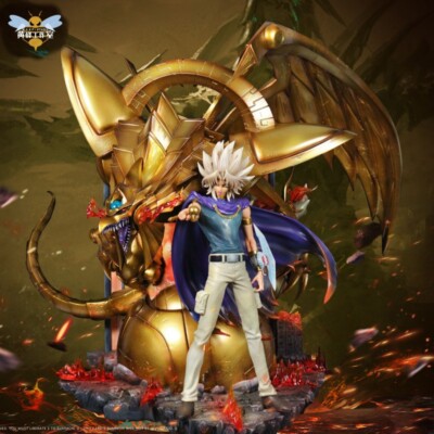 WASP Studio Yu-Gi-Oh! The Winged Dragon of Ra Marik Ishtar Resin Statue In Stock-image