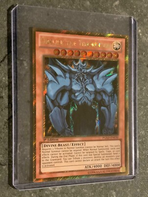 Mint 1st Edition Gold Rare Obelisk the Tormentor (PGLD-EN030) Yu-Gi-Oh! yugioh-image