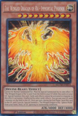 1X NM  The Winged Dragon of Ra - Immortal Phoenix - MZTM-EN074 - Collectors Rare-image