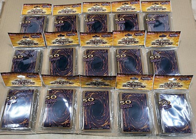 750 Sleeves Konami YUGIOH Back - Official Duelist Card Deck Protectors Yu-Gi-Oh!-image