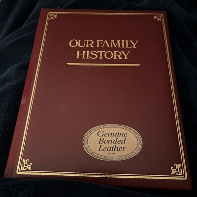 Genuine Bonded Leather Our Family History-image