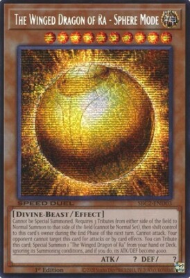 The Winged Dragon of Ra - Sphere Mode (SBC2-END03) - Prismatic Secret Rare-image
