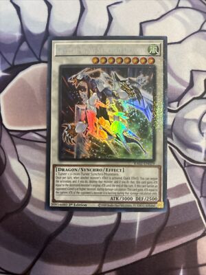 (RA02) Crystal Wing Synchro Dragon 1st Prismatic Collector's Rare RA02-EN029 NM-image
