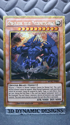 | Yugioh Obelisk the Tormentor MVPC-EN001 Movie Pack Gold Edition NM/M 🔥 |-image