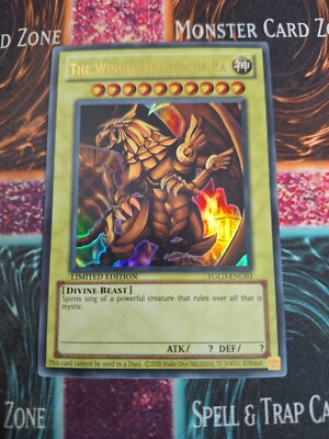Yu-Gi-Oh! The Winged Dragon of Ra YGLD-ENG03 Limited Ultra Rare Near Mint c3/-image