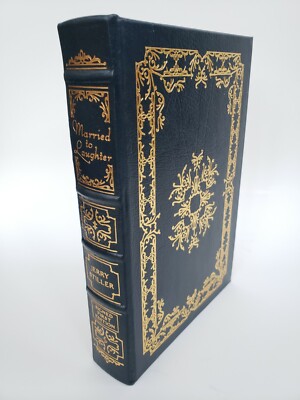 Signed Married to Laughter  By Jerry Stiller Easton Press Leather bound 1st Ed !-image