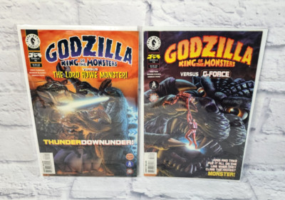 1996 Dark Horse - Godzilla King of Monsters #14 & #15 Lot Set - Great Condition-image