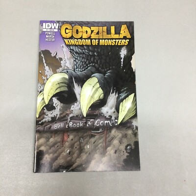 Godzilla Kingdom Of Monster #1 Bell Book & Comic Retailer IDW 2011 (GZ43)-image