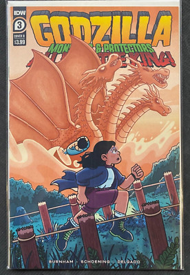 Godzilla Monsters & Protectors All Hail King #3 B Cvr IDW 2022 VF/NM Comics-image