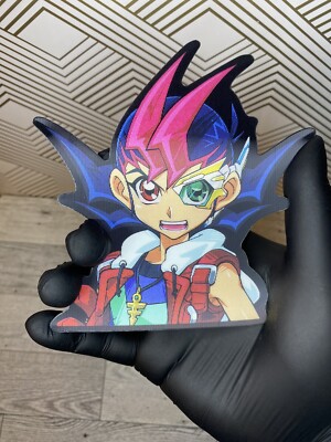 Yu-gi-oh! Zexal Yuma Tsukumo 3D Lenticular Car Motion Sticker Decal Yugioh-image