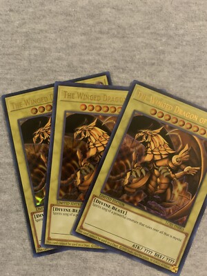 X3 The Winged Dragon of Ra LC01-EN003 Yu-Gi-Oh Legendary Collection 1 Limited X3-image