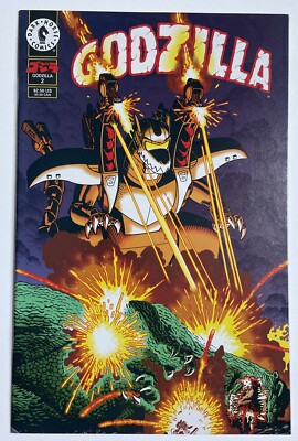 Godzilla: King Of The Monsters #2 Dark Horse Comics 1995 NM Arthur Adams Cover-image
