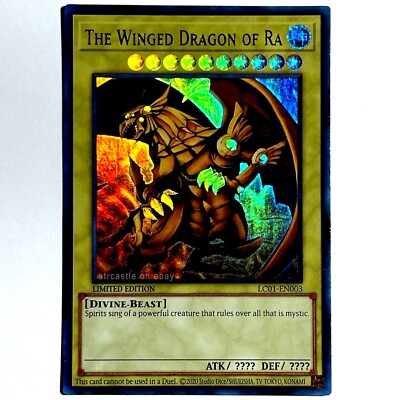 The Winged Dragon of Ra YGLD-ENG03 Limited Ultra Rare Yu-Gi-Oh! (HOLO, NM)-image