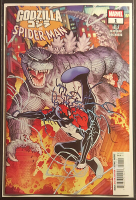 Godzilla Vs Spider-Man #1 NM Range Marvel Comics-image