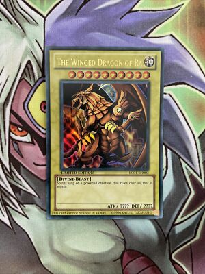 LC01-EN003 The Winged Dragon Of Ra Ultra Rare Limited Edition NM Yugioh Card-image