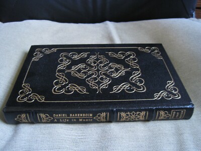 DANIEL BARENBOIM SIGNED - A LIFE IN MUSIC - EASTON PRESS 1st Edition LEATHER NEW-image